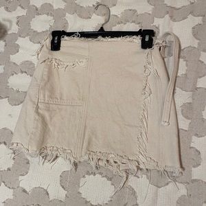 Urban Outfitters Denim Wrap Skirt